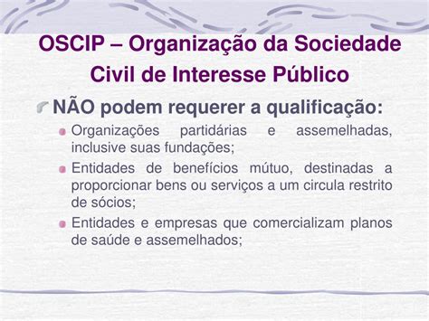 ocipe|Qualificar entidade como Organização da Sociedade Civil de